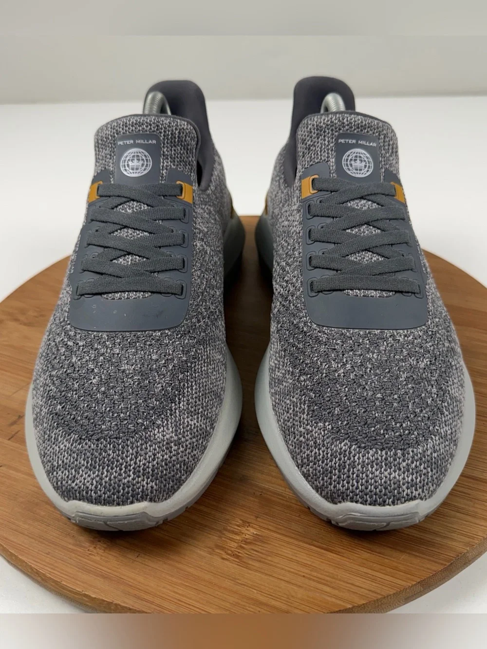 Peter Millar Hyperlight Apollo Gray Knit Sneakers